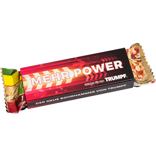 Powerbar Energy Riegel Im Werbeschuber , Karton, 15,00cm x 2,00cm x 3,80cm (Länge x Höhe x Breite), Bild 1