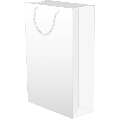 Bæretaske basic hvid 3, 16 x 7 x 25 cm, Billede 1