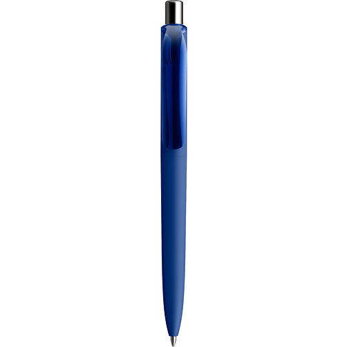 Prodir DS8 PRR Push Kugelschreiber , Prodir, klassikblau/silber poliert, Kunststoff/Metall, 14,10cm x 1,50cm (Länge x Breite), Bild 1