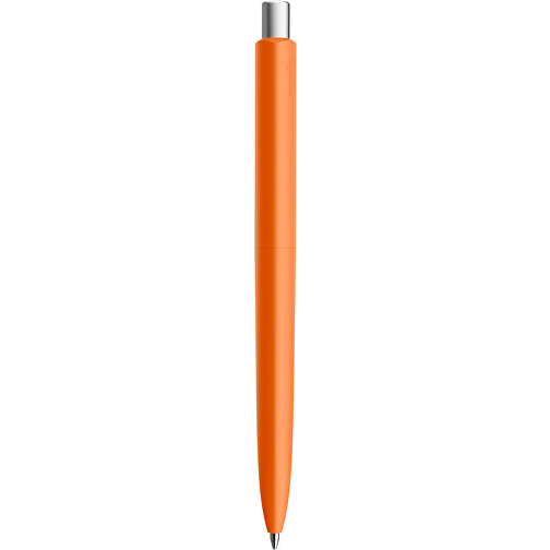 Prodir DS8 PRR Push Kugelschreiber , Prodir, orange/silber satiniert, Kunststoff/Metall, 14,10cm x 1,50cm (Länge x Breite), Bild 3