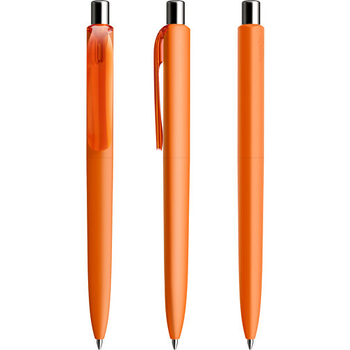 Prodir DS8 PRR Push Kugelschreiber , Prodir, orange/silber poliert, Kunststoff/Metall, 14,10cm x 1,50cm (Länge x Breite), Bild 6