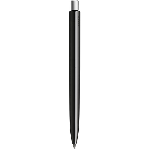 Prodir DS8 PPP Push Kugelschreiber , Prodir, schwarz/silber satiniert, Kunststoff/Metall, 14,10cm x 1,50cm (Länge x Breite), Bild 3