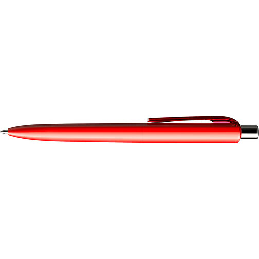 Prodir DS8 PPP Push Kugelschreiber , Prodir, rot/silber poliert, Kunststoff/Metall, 14,10cm x 1,50cm (Länge x Breite), Bild 5
