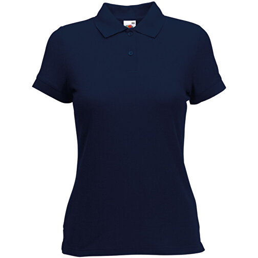 Lady-Fit 65/35 Polo , Fruit of the Loom, deep navy, 35 % Baumwolle / 65 % Polyester, XS, , Bild 1