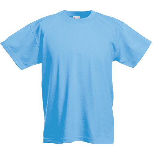 Kids Valueweight T-Shirt , Fruit of the Loom, pastellblau, 100 % Baumwolle, 140, , Bild 1