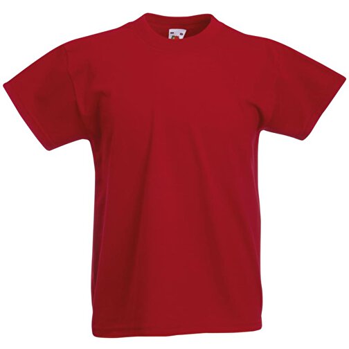 Kids Valueweight T-Shirt , Fruit of the Loom, burgund, 100 % Baumwolle, 104, , Bild 1