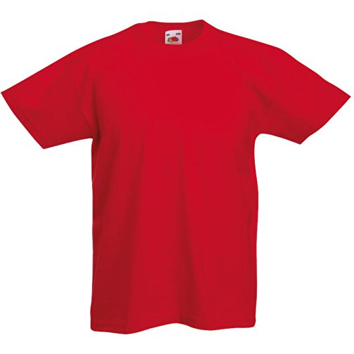 Kids Valueweight T-Shirt , Fruit of the Loom, rot, 100 % Baumwolle, 116, , Bild 1