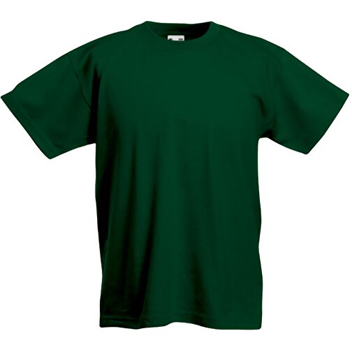 Kids Valueweight T-Shirt , Fruit of the Loom, flaschengrün, 100 % Baumwolle, 164, , Bild 1