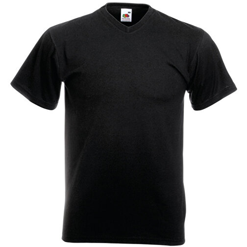 Value V-Neck T-Shirt , Fruit of the Loom, schwarz, 100 % Baumwolle, 2XL, , Bild 1