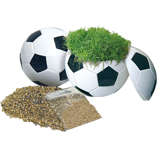 Rasender Fußball , weiß, Kunststoff, Substrat, Folie, Samen, , Bild 2