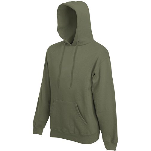 Hooded Sweat , Fruit of the Loom, oliv, 80 % Baumwolle / 20 % Polyester, XL, , Bild 1