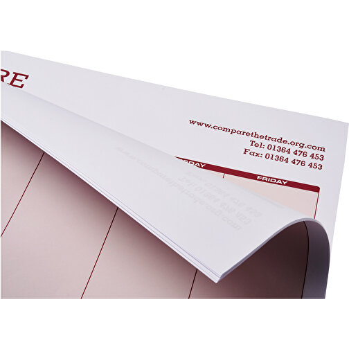 Desk-Mate® A3 Notizblock , weiß, Papier, 80 g/m2, Karton, 280 g/m2, 29,70cm x 0,60cm x 42,00cm (Länge x Höhe x Breite), Bild 2