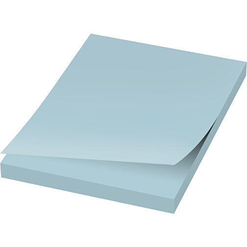 Sticky-Mate® Haftnotizen 50 X 75 Mm , hellblau, Papier, 80 g/m2, 7,50cm x 0,25cm x 5,00cm (Länge x Höhe x Breite), Bild 1