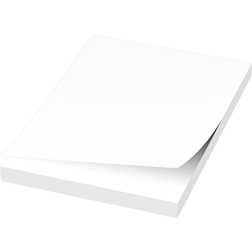 Sticky-Mate® Haftnotizen 50 X 75 Mm , weiss, Papier, 80 g/m2, 7,50cm x 0,25cm x 5,00cm (Länge x Höhe x Breite), Bild 1