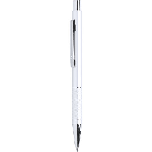 Kugelschreiber BEIKMON , silber, Aluminium, 14,20cm (Breite), Bild 1