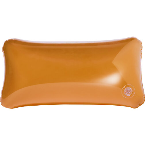 Kissen BLISIT , orange, PVC, 30,00cm x 15,50cm x 12,00cm (Länge x Höhe x Breite), Bild 1