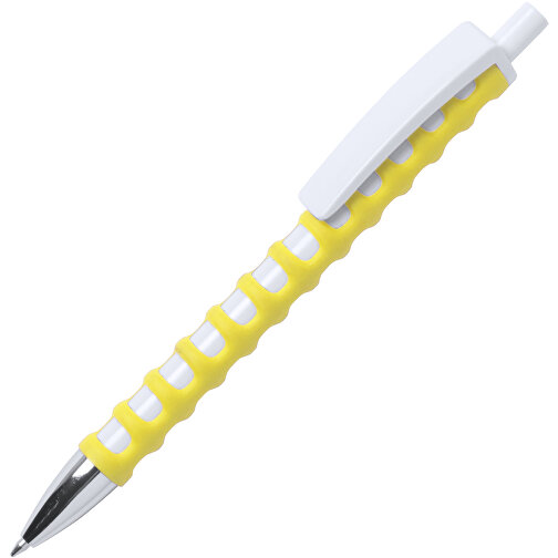 Kugelschreiber TULLEN , gelb, 14,00cm (Breite), Bild 2