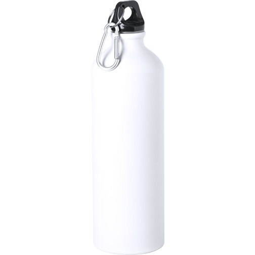 Trinkflasche DELBY , weiß, Aluminium, 25,30cm (Breite), Bild 1