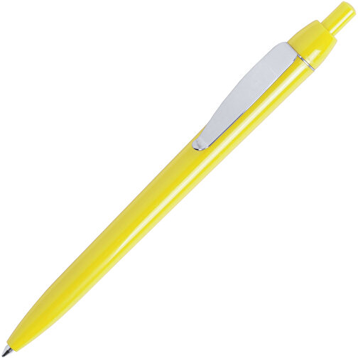 Kugelschreiber GLAMOUR , gelb, Kunststoff, 13,30cm (Breite), Bild 2