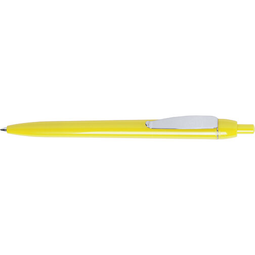 Kugelschreiber GLAMOUR , gelb, Kunststoff, 13,30cm (Breite), Bild 3