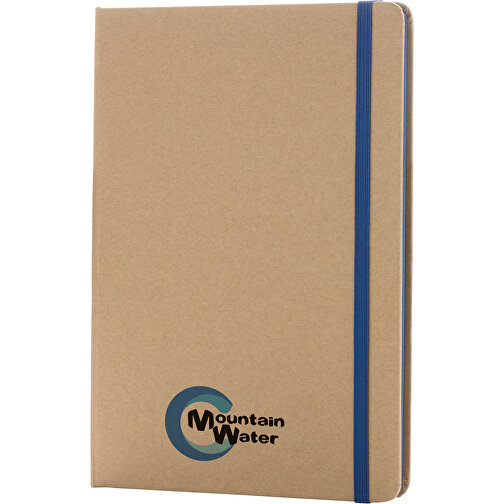 Kraft A5 Notizbuch, Blau , blau, Papier, 21,00cm x 1,10cm (Länge x Höhe), Bild 6
