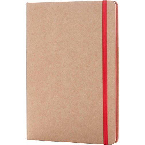 Kraft A5 Notizbuch, Rot , rot, Papier, 21,00cm x 1,10cm (Länge x Höhe), Bild 1