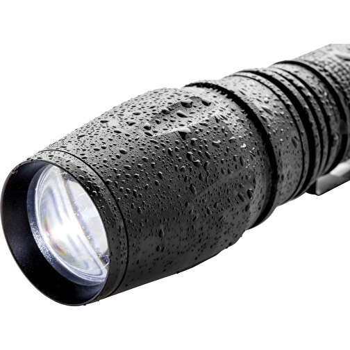 10W Cree Taschenlampe, Schwarz , schwarz, Aluminium, 3,40cm x 19,50cm (Länge x Höhe), Bild 3