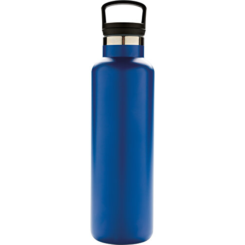 Auslaufsichere Vakuumflasche, Blau , blau, Edelstahl, 27,50cm (Höhe), Bild 1
