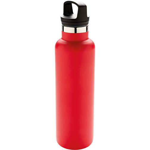 Auslaufsichere Vakuumflasche, Rot , rot, Edelstahl, 27,50cm (Höhe), Bild 2