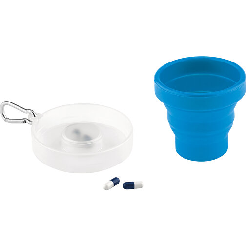 Cup Pill , blau, Silikon, , Bild 1