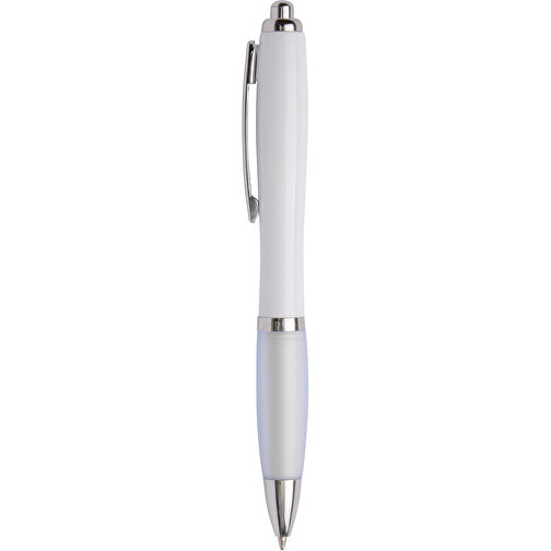 Kugelschreiber SWAY , weiss, Kunststoff / Stahl, 14,00cm (Länge), Bild 1