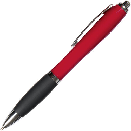 Kugelschreiber SWAY , rot, schwarz, Kunststoff / Stahl, 14,00cm (Länge), Bild 2