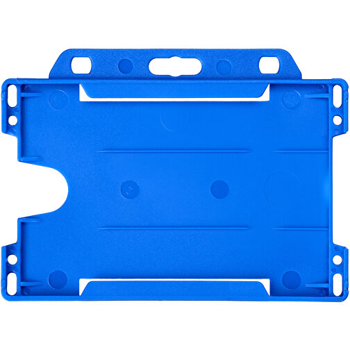 Vega Kartenhalter Aus Kunststoff , blau, PP Kunststoff, 9,00cm x 0,40cm x 6,50cm (Länge x Höhe x Breite), Bild 1