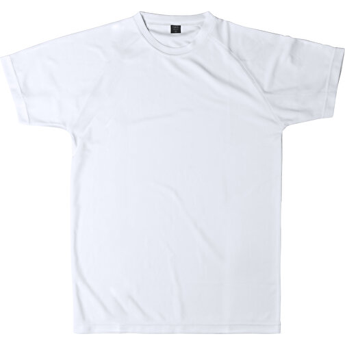 Erwachsene T-Shirt KRALEY , weiß, 55% Nylon/ 45% Polyester 120 g/ m2, L, , Bild 1