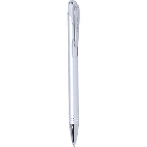 Kugelschreiber Helmor , silber, Aluminium, 14,00cm (Breite), Bild 1