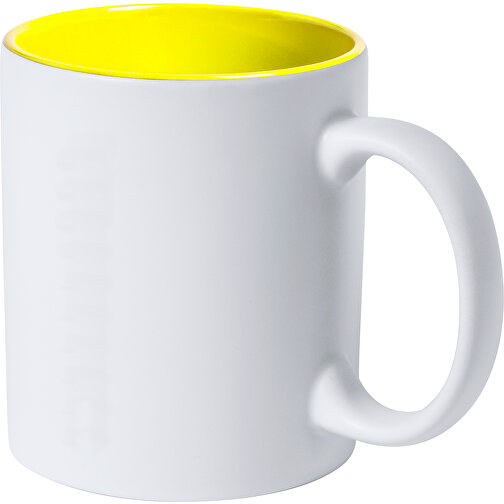 Tasse KULMER , gelb, Keramik, 9,60cm (Breite), Bild 1