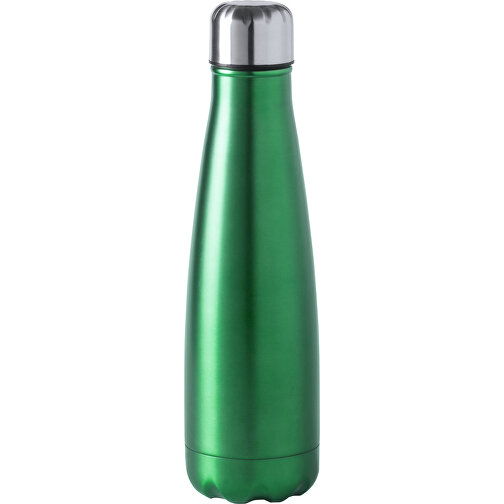 Trinkflasche HERILOX , grün, Rostfreier Stahl, 26,00cm (Breite), Bild 1