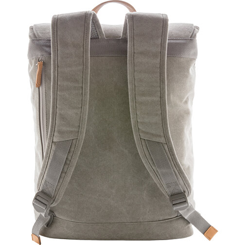 Canvas Laptop Backpack, PVC Free, Obraz 3