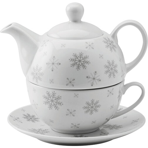 Sondrio Tea , grau, Keramik, 15,30cm x 14,80cm x 15,30cm (Länge x Höhe x Breite), Bild 1