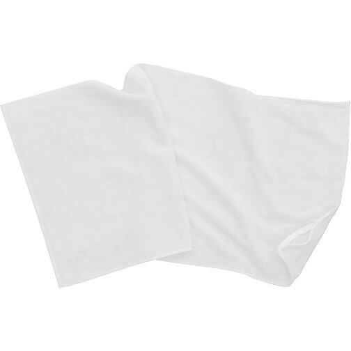 Fitness-Handtuch , weiß, Baumwolle, 100,00cm x 50,00cm (Länge x Breite), Bild 1