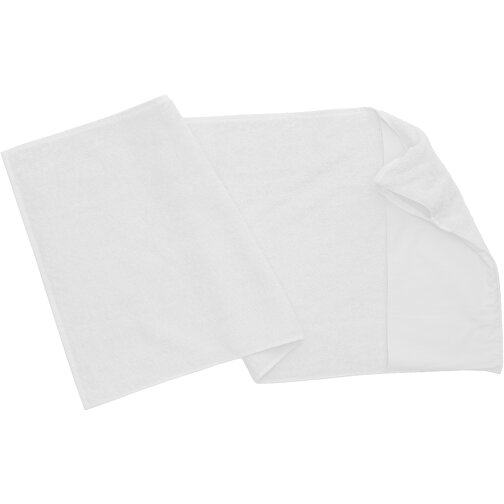 Fitness-Handtuch , weiß, Baumwolle, 100,00cm x 50,00cm (Länge x Breite), Bild 2