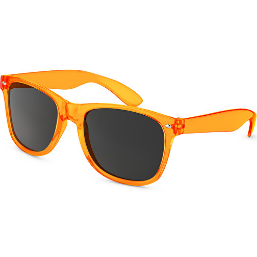 SunShine Transparent - UV 400 , Promo Effects, orange transparent, Rahmen aus Polycarbonat und Glass aus AC, 14,50cm x 4,80cm x 15,00cm (Länge x Höhe x Breite), Bild 1
