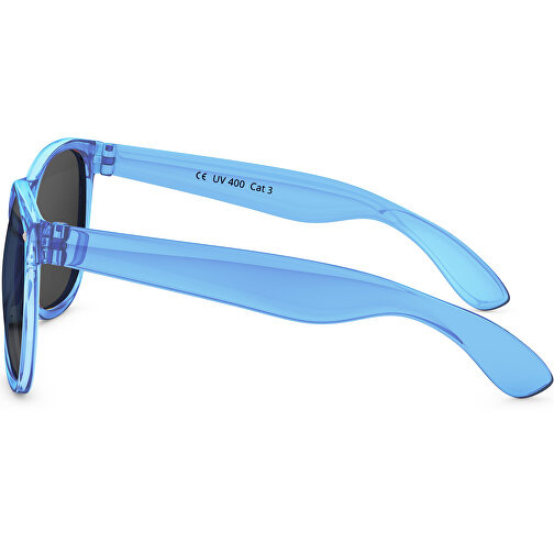 SunShine Transparent - UV 400 , Promo Effects, blau transparent, Rahmen aus Polycarbonat und Glass aus AC, 14,50cm x 4,80cm x 15,00cm (Länge x Höhe x Breite), Bild 3