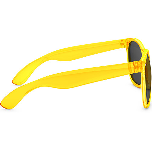 SunShine Transparent - UV 400 , Promo Effects, gelb transparent, Rahmen aus Polycarbonat und Glass aus AC, 14,50cm x 4,80cm x 15,00cm (Länge x Höhe x Breite), Bild 4