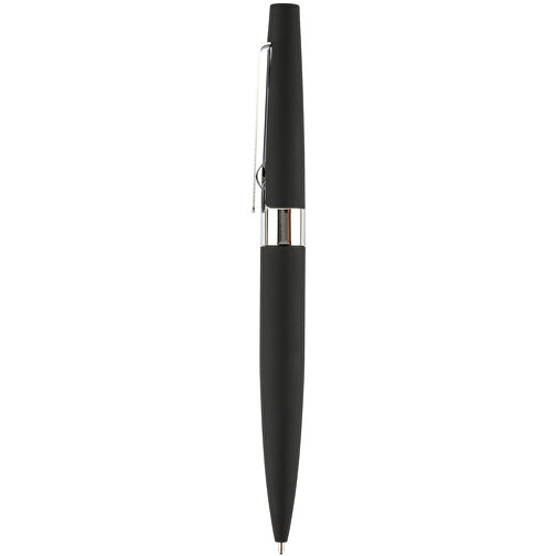 Kugelschreiber ONYX K-V Mit Geschenkverpackung , Promo Effects, schwarz, Metall gummiert, 13,50cm (Länge), Bild 3