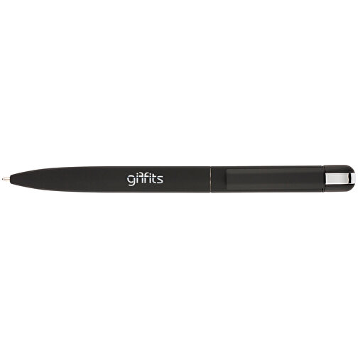 Kugelschreiber ONYX K-I Mit Geschenkverpackung , Promo Effects, schwarz, Metall gummiert, 13,80cm (Länge), Bild 4