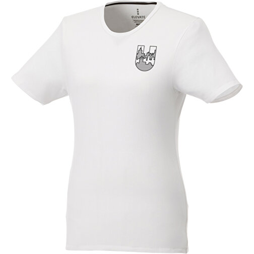 Balfour T-Shirt Für Damen , Green Concept, weiss, Single jersey Strick 95% Bio Baumwolle, 5% Elastan, 200 g/m2, XL, , Bild 4