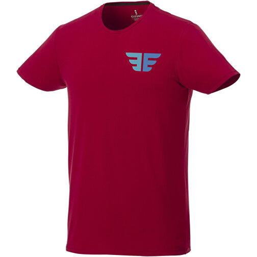 Balfour T-Shirt Für Herren , Green Concept, rot, Single jersey Strick 95% Bio Baumwolle, 5% Elastan, 200 g/m2, M, , Bild 4