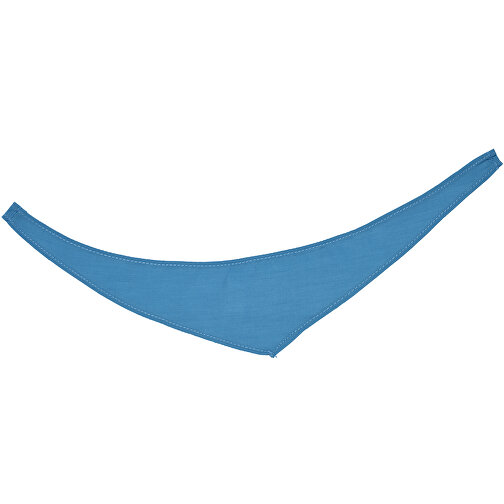 Dreiecktuch , türkis, 100% Polyester, 37,00cm x 0,20cm x 9,00cm (Länge x Höhe x Breite), Bild 1