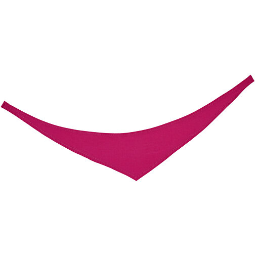 Dreiecktuch , pink, 100% Polyester, 37,00cm x 0,20cm x 9,00cm (Länge x Höhe x Breite), Bild 1